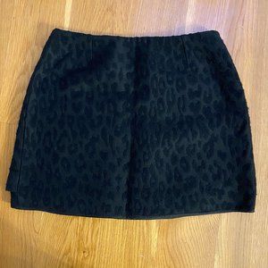 Gryphon Wool Blend Back Pleated Skirt